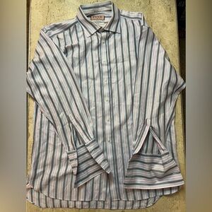 Thomas Pink Prestige Button Down Shirt Size 17 1/2